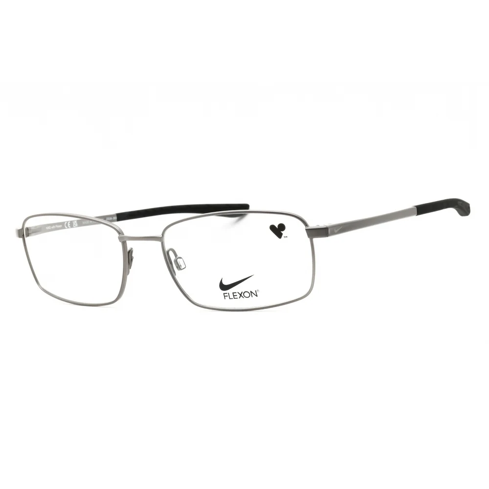 NWT Nike 4283 Grey Rectangle 56mm Eyeglasses